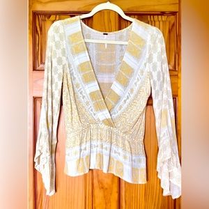 Free People Boho Blouse XS